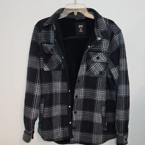 Voyager Black Fleece Jacket for Men